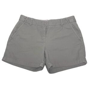 J Crew Broken In Chino Classic Twill Shorts Khaki Light Gray 4” size 8